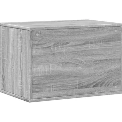 VIDAXL - Meuble de bac à litière pour chat sonoma gris bois d'ingénierie