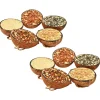VIDAXL - Moitiés de noix de coco de nourriture d'oiseaux 10 pcs 290 g