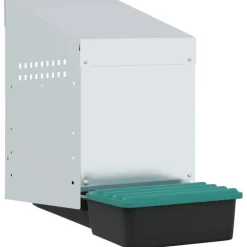 VIDAXL - Nichoir à poules1 compartiment, fixation murale, acier galvanisé