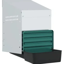 VIDAXL - Nichoir à poules1 compartiment, fixation murale, acier galvanisé