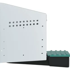 VIDAXL - Nichoir à poules1 compartiment, fixation murale, acier galvanisé