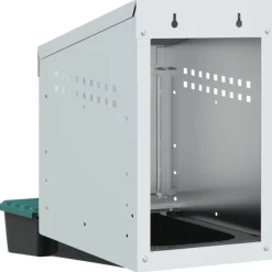 VIDAXL - Nichoir à poules1 compartiment, fixation murale, acier galvanisé