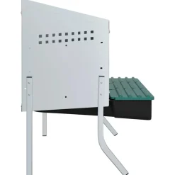 VIDAXL - Nichoir à poules3 compartiments avec pieds en acier galvanisé