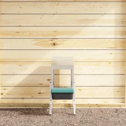 VIDAXL - Nichoir à poules2 compartiments avec pieds en acier galvanisé