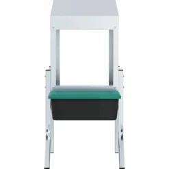 VIDAXL - Nichoir à poules1 compartiment avec pieds en acier galvanisé