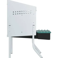 VIDAXL - Nichoir à poules1 compartiment avec pieds en acier galvanisé