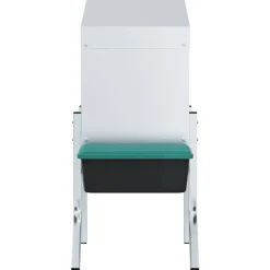 VIDAXL - Nichoir à poules1 compartiment avec pieds en acier galvanisé