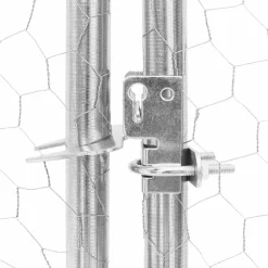 VIDAXL - Poulailler avec toit 2,5x6x2,25 m acier galvanisé