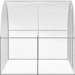 VIDAXL - Poulailler d extérieur 3x2x2 m acier galvanisé