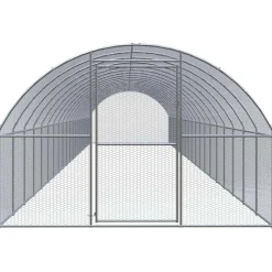 VIDAXL - Poulailler d extérieur 3x20x2 m acier galvanisé