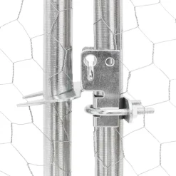 VIDAXL - Poulailler 2,5x10x2,25 m acier galvanisé