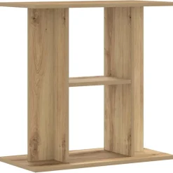 VIDAXL - Support d'aquarium chêne marron 60x30x60 cm bois d'ingénierie