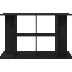 VIDAXL - Support d'aquarium chêne noir 100x40x60 cm bois d'ingénierie