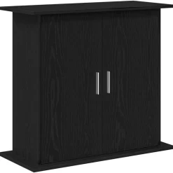 VIDAXL - Support pour aquarium chêne noir 81x36x73 cm bois d'ingénierie