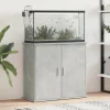 VIDAXL - Support pour aquarium gris béton 81x36x73 cm bois d ingénierie