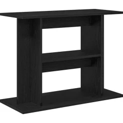 VIDAXL - Support pour aquarium chêne noir 80x35x60cm bois d'ingénierie