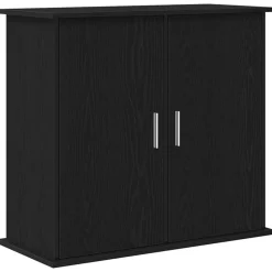 VIDAXL - Support pour aquarium chêne noir 81x36x73 cm bois d'ingénierie