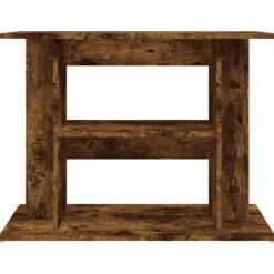 VIDAXL - Support pour aquarium chêne fumé 80x35x60 cm bois d ingénierie