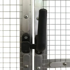 VIDAXL - Volière argenté 1,79x8x1,85 m aluminium