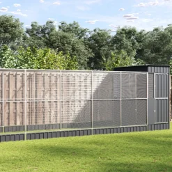 VIDAXL - Volière avec extension argenté 830x203x216 cm acier