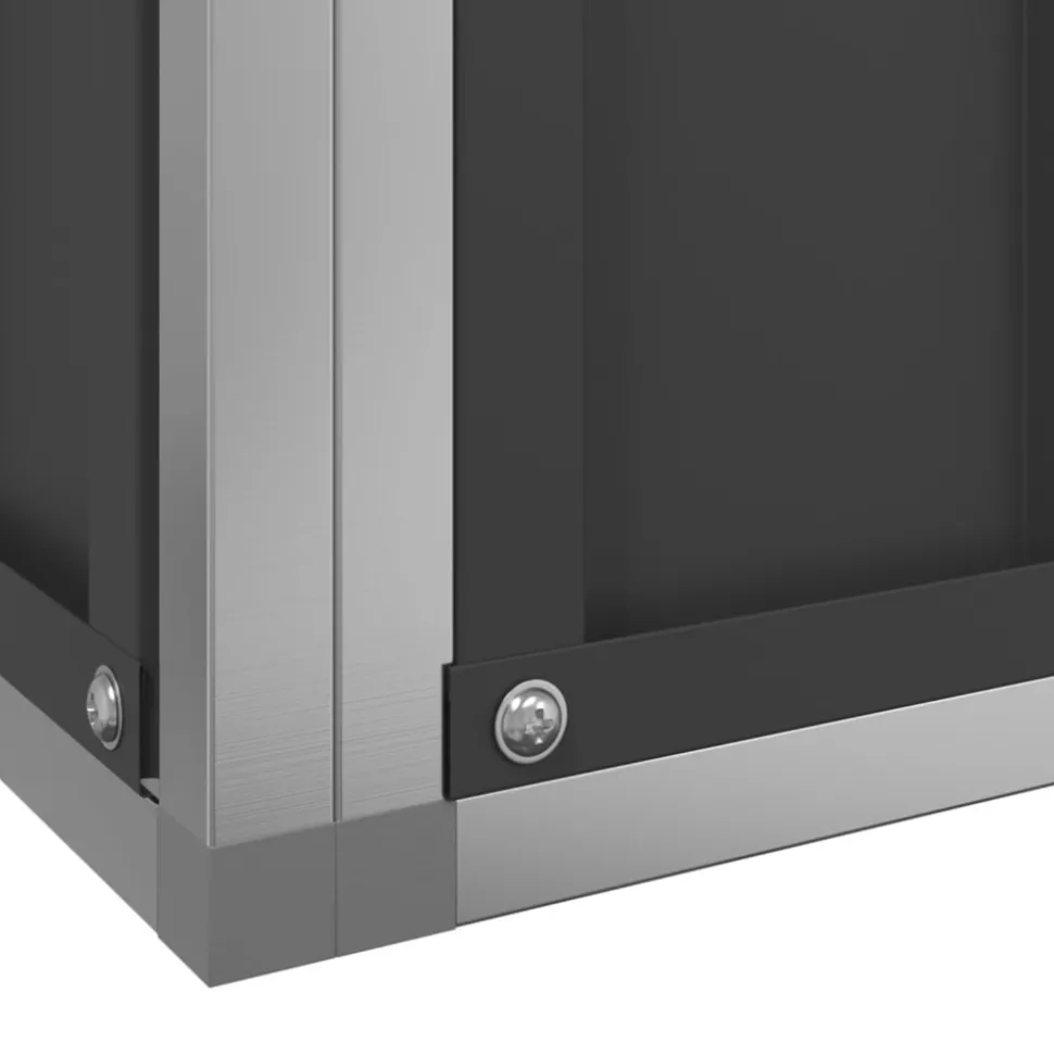 VIDAXL - Volière avec extension argenté 830x203x216 cm acier