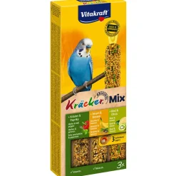 VITAKRAFT - Friandise Kräcker à l'ananas, banane, kiwi pour perruches x3 - 92 g