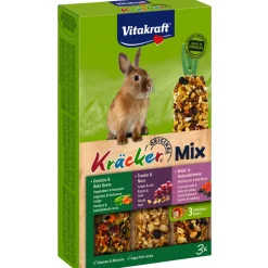 VITAKRAFT - Kracker combi noix fruits bois legumes lapins nains x3