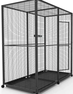 Volière mobile de jardin pour perroquets