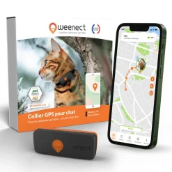 WEENECT - Weenect XS - collier gps pour chat (black edition )