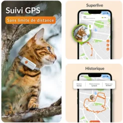 WEENECT - Weenect XS - collier gps pour chat ( white edition )