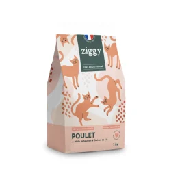 ZIGGY - Croquettes pour chat adulte stérilisé au poulet 1kg