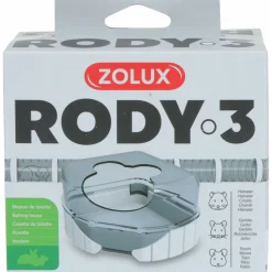 ZOLUX - 1 maison de toilette pour petits rongeurs rody3 couleur blanche taille 14.