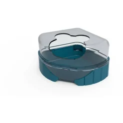 ZOLUX - 1 maison de toilette pour petits rongeurs rody3 couleur bleu taille 14.3 c