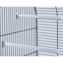 ZOLUX - 2 perchoirs plastique beige de 18 cm, pour cage oiseaux.