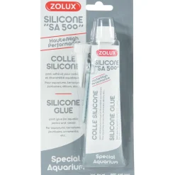 ZOLUX - Colle silicone transparent pour aquarium terrarium 80ml