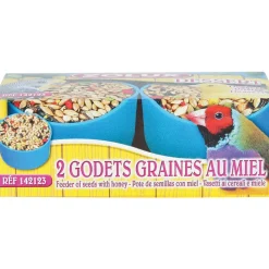 ZOLUX - Friandises au miel pour canaris, oiseaux exotiques et perruches x2