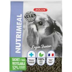ZOLUX - Granulés lapin nain junior nutrimeal - 800g.