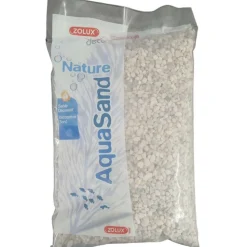 ZOLUX - Gravier décoratif gris d'environ 4-8mm aquasand de 4.5 kg.