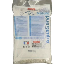ZOLUX - Gravier décoratif gris d'environ 4-8mm aquasand de 4.5 kg.