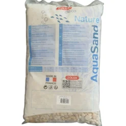 ZOLUX - Gravier décoratif jaune d'environ 8/12 mm aquasand naturel 4.5 kg