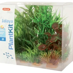 ZOLUX - Jalaya n°2 plantes artificielles 6 pieces h 18 cm plantkit décoration d'aq