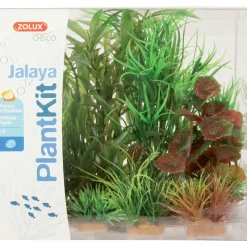 ZOLUX - Jalaya n°2 plantes artificielles 6 pieces h 18 cm plantkit décoration d'aq