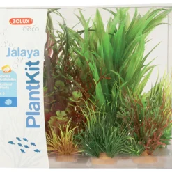 ZOLUX - Jalaya n°3 plantes artificielles 6 pieces h 22 cm plantkit décoration d'aq