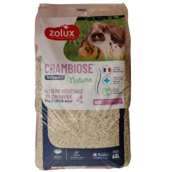 ZOLUX - Litière végétale naturelle chambiose 60 litres