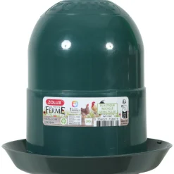 ZOLUX - Mangeoire silo en plastique recyclé 2 kg vert pour basse cour