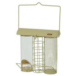 ZOLUX - Mangeoire trio vert lichen pour oiseaux