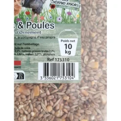 ZOLUX - Mélange pour poulets et poules 10 kgs