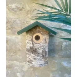 ZOLUX - Nichoir en bois massif entrée ø32 mm pour oiseaux moineaux