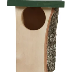 ZOLUX - Nichoir en bois massif entrée ø 8 cm environ pour oiseaux rouge gorge