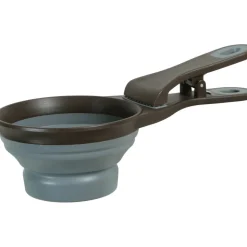 ZOLUX - Pince 2 en 1 doseur silicone m 237 ml gris pour chat et chien